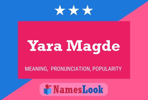 Yara Magde Name Poster