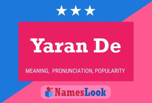 Yaran De Name Poster