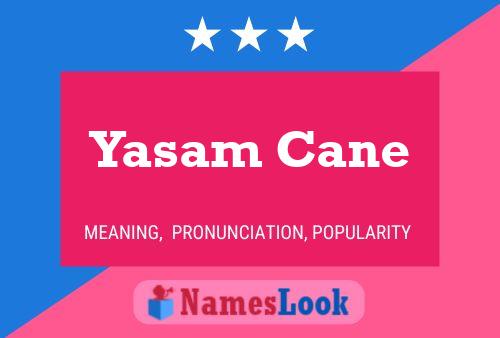 Yasam Cane Name Poster