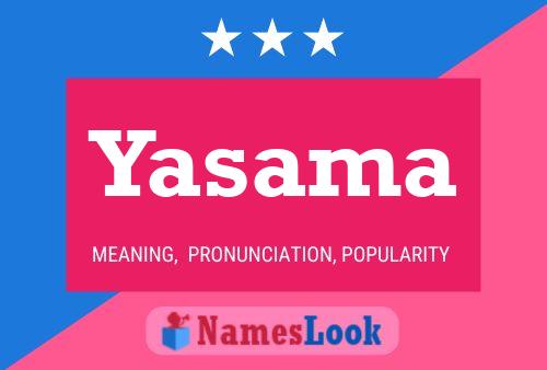 Yasama Name Poster