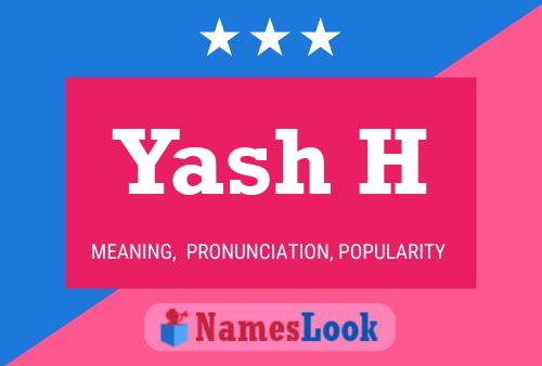 Yash H Name Poster