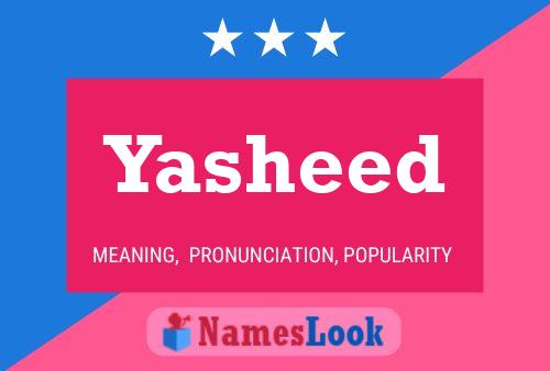 Yasheed Name Poster