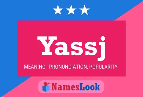 Yassj Name Poster