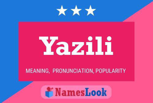 Yazili Name Poster