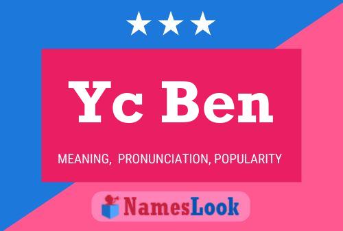 Yc Ben Name Poster