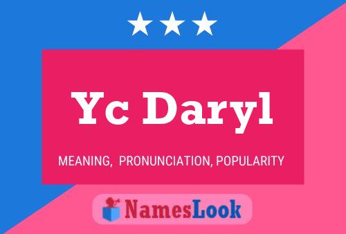 Yc Daryl Name Poster