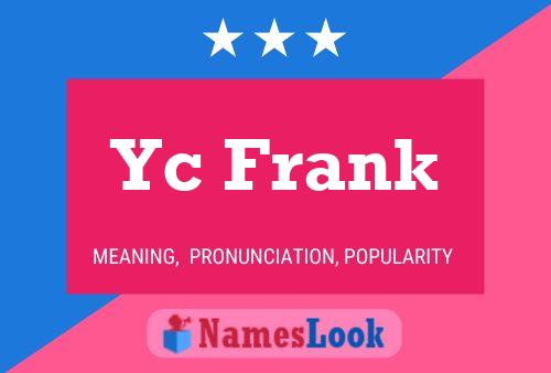 Yc Frank Name Poster