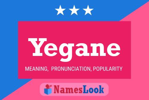 Yegane Name Poster