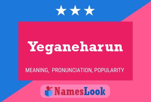 Yeganeharun Name Poster