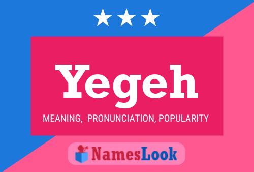 Yegeh Name Poster