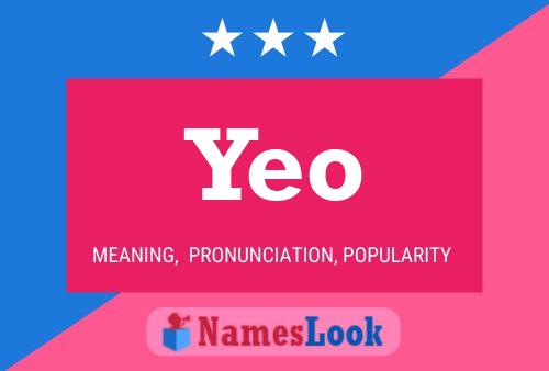 Yeo Name Poster