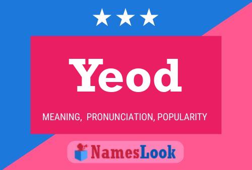 Yeod Name Poster