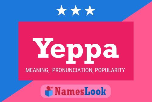 Yeppa Name Poster