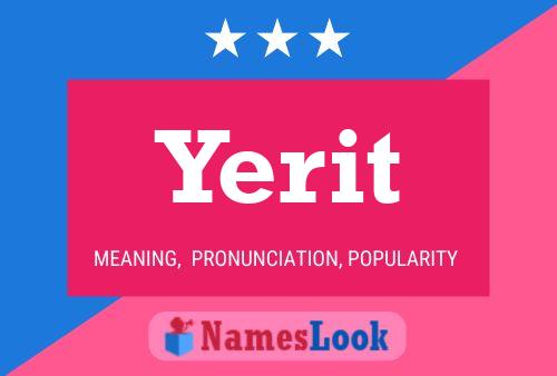 Yerit Name Poster