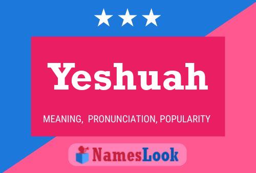 Yeshuah Name Poster