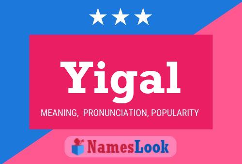 Yigal Name Poster