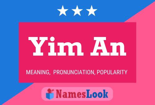 Yim An Name Poster