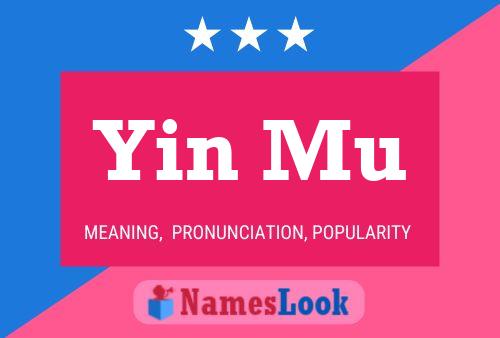 Yin Mu Name Poster