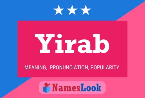 Yirab Name Poster