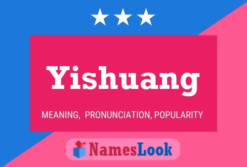 Yishuang Name Poster