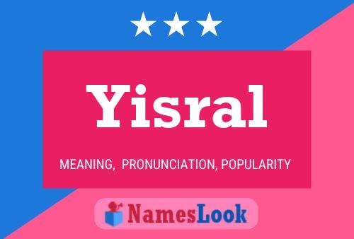 Yisral Name Poster