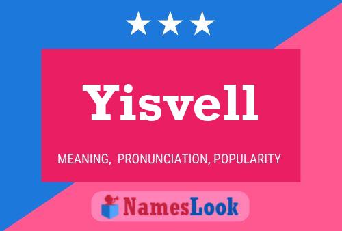 Yisvell Name Poster