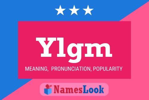 Ylgm Name Poster