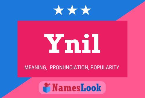 Ynil Name Poster