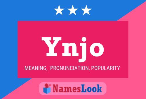 Ynjo Name Poster