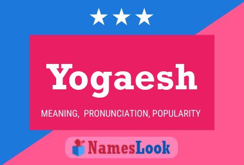 Yogaesh Name Poster