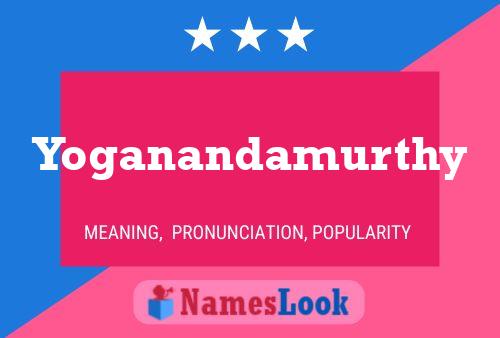 Yoganandamurthy Name Poster