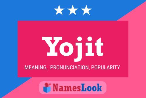 Yojit Name Poster