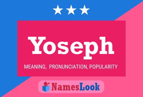 Yoseph Name Poster