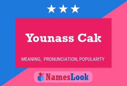 Younass Cak Name Poster