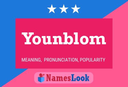 Younblom Name Poster