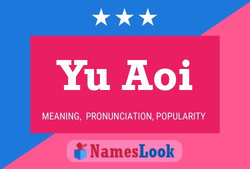 Yu Aoi Name Poster