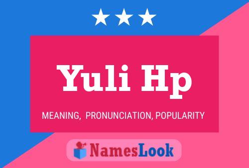 Yuli Hp Name Poster