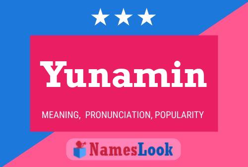 Yunamin Name Poster