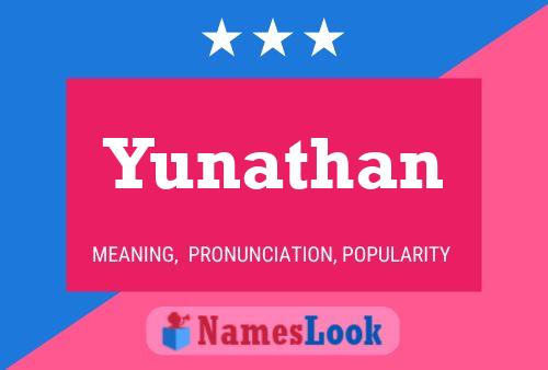 Yunathan Name Poster