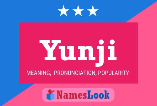 Yunji Name Poster