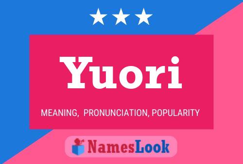 Yuori Name Poster