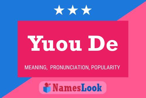 Yuou De Name Poster