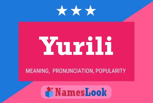 Yurili Name Poster