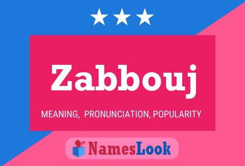 Zabbouj Name Poster