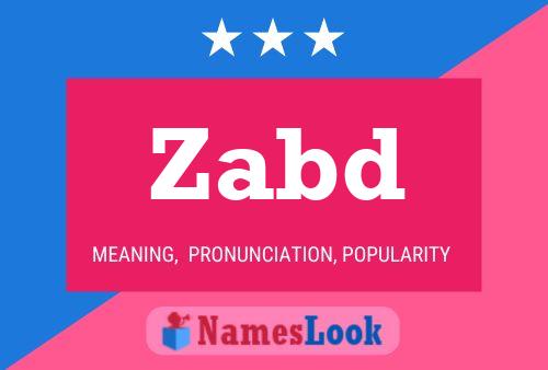 Zabd Name Poster