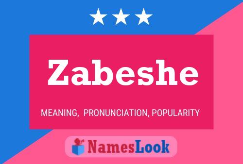 Zabeshe Name Poster