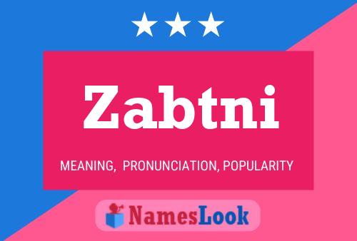 Zabtni Name Poster