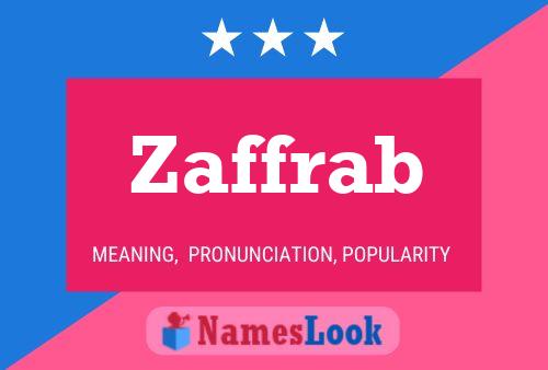 Zaffrab Name Poster