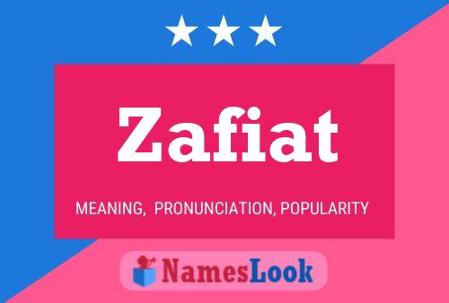 Zafiat Name Poster