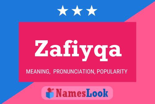 Zafiyqa Name Poster